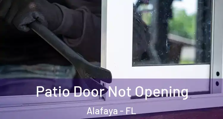  Patio Door Not Opening Alafaya - FL