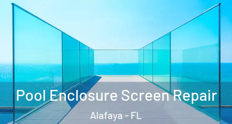  Pool Enclosure Screen Repair Alafaya - FL